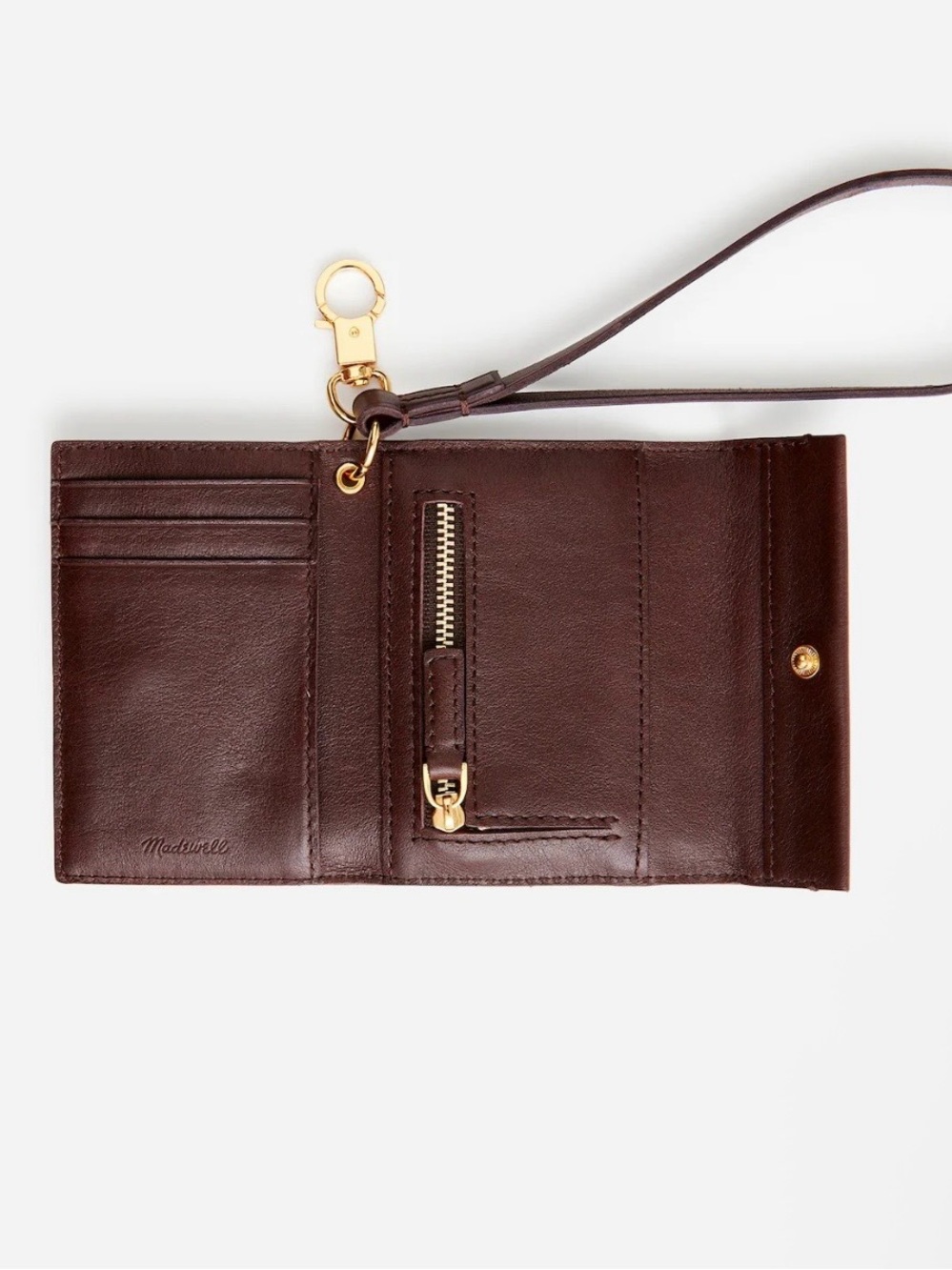 Card Case Wristlet in Leather - Madewell